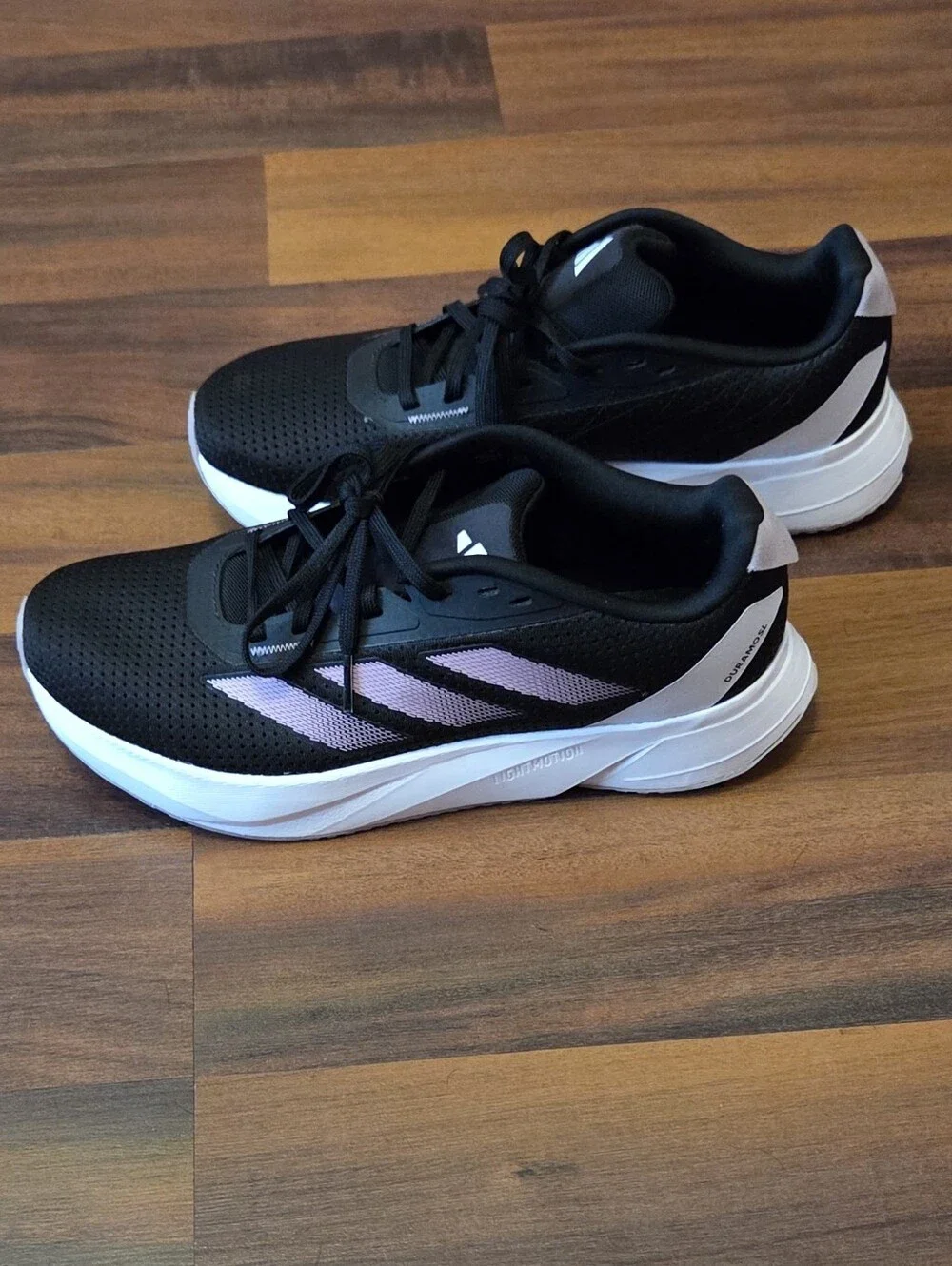 Adidas Women's Black & Pink Running Shoes Size 9.5